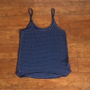 Navy Striped Tank